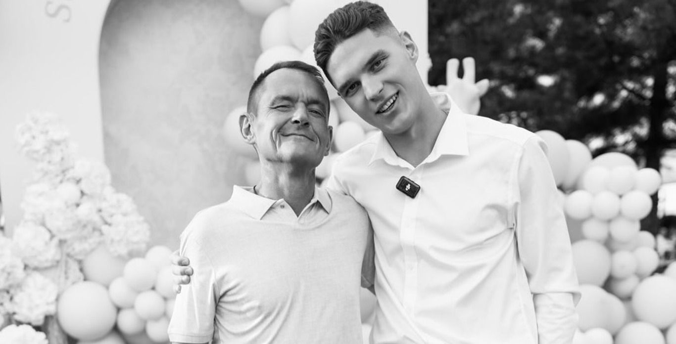 Георгій Судаков та його батько Віктор Георгій Судаков та його батько Віктор