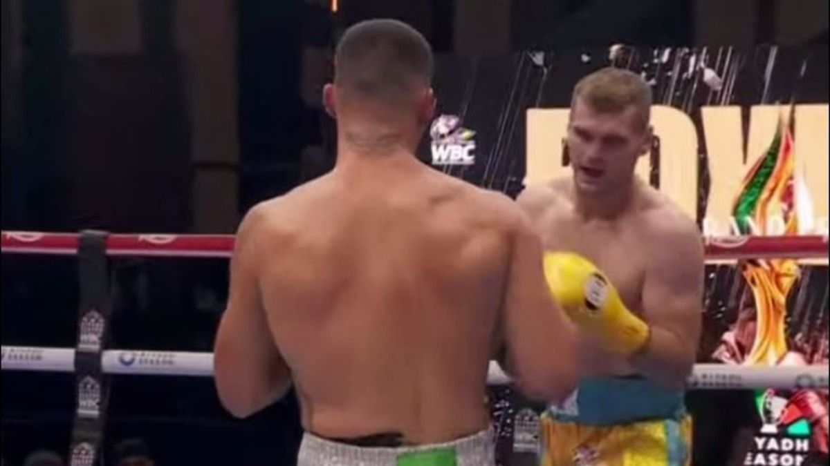 Дмитрия Рыбалко нокаутировали на турнире Гран-при WBC в Эр-Рияде - видео Дмитрия Рыбалко нокаутировали на турнире Гран-при WBC в Эр-Рияде - видео
