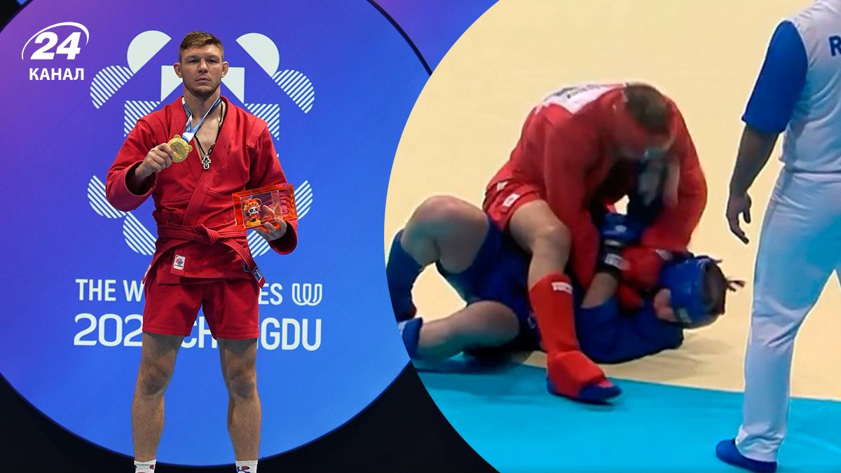 Украинский самбист Руднев побил россиянина на Всемирных играх - видео Украинский самбист Руднев побил россиянина на Всемирных играх - видео