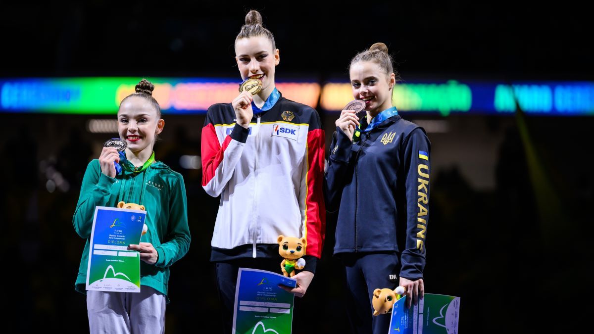 Онофрійчук здобула бронзу на ЧС з художньої гімнастики Онофрійчук здобула бронзу на ЧС з художньої гімнастики