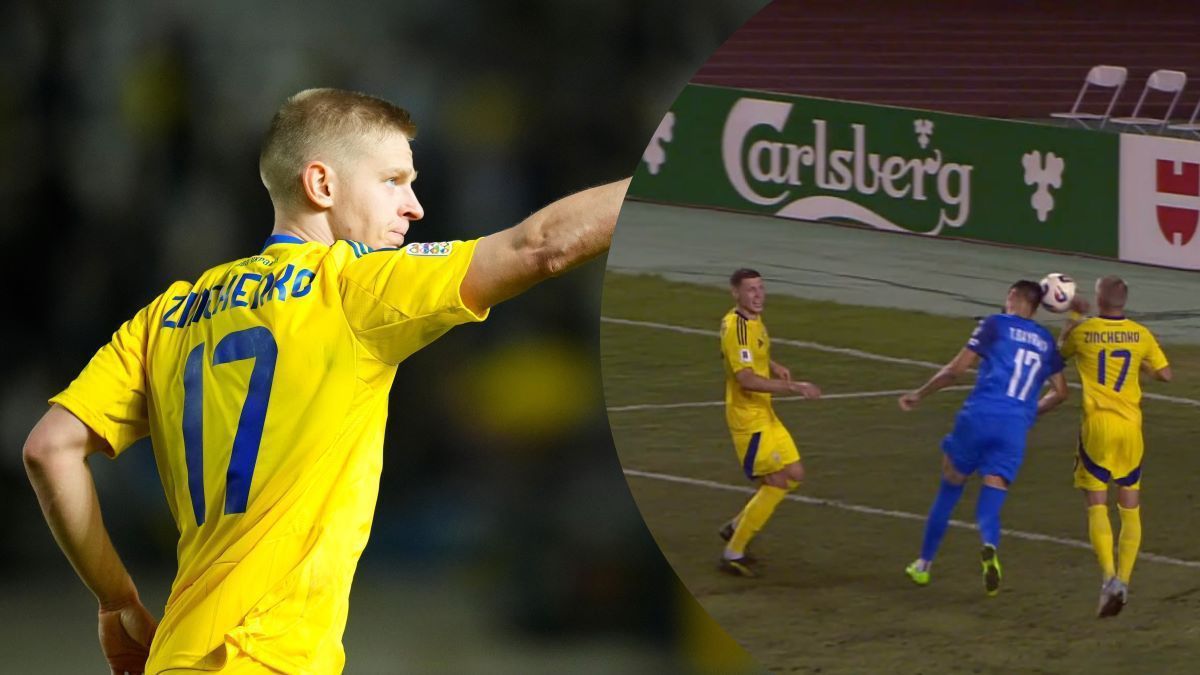 Азербайджан Украина - как Александр Зинченко привез пенальти, видео