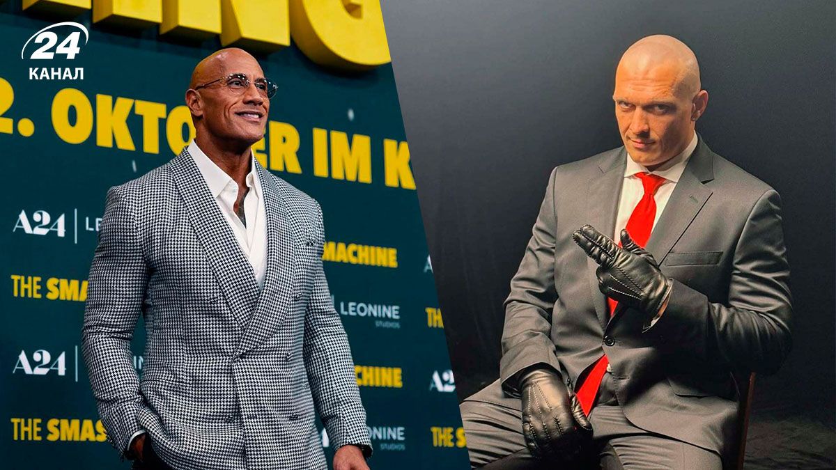 Усик проводив спаринг з Двейном Джонсоном на зйомках фільму Усик проводив спаринг з Двейном Джонсоном на зйомках фільму