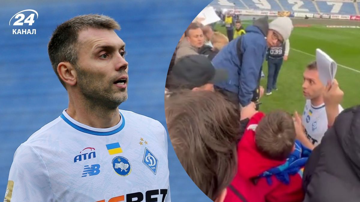 Стычка между Караваевым и фанатом Стычка между Караваевым и фанатом