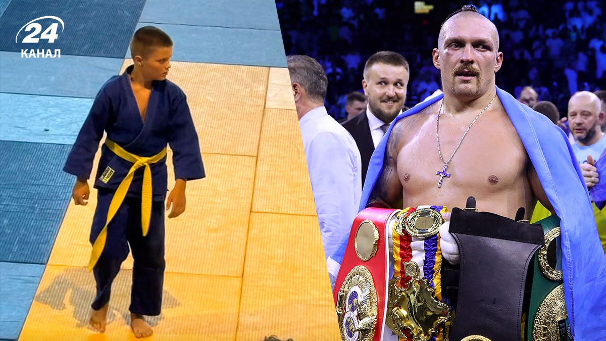 Сын Усика Кирилл получил награду на Кубке Испании по дзюдо - видео Сын Усика Кирилл получил награду на Кубке Испании по дзюдо - видео