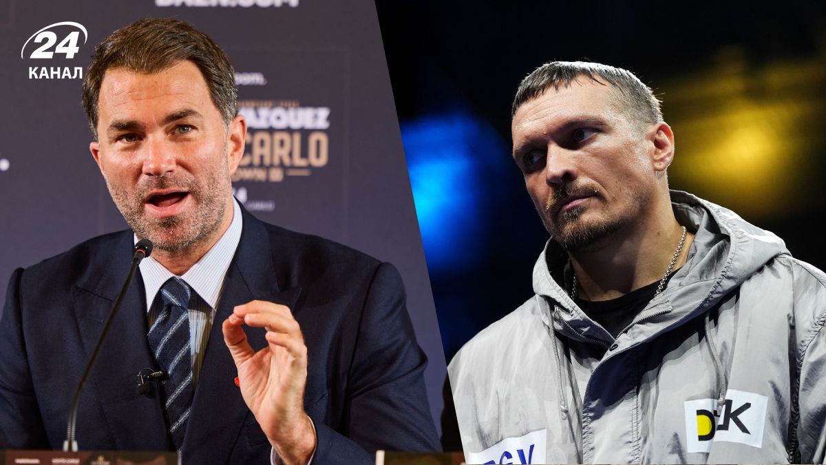 Олександр Усик продовжить кар'єру до 41 року - якою була реакція Едді Хірна Олександр Усик продовжить кар'єру до 41 року - якою була реакція Едді Хірна