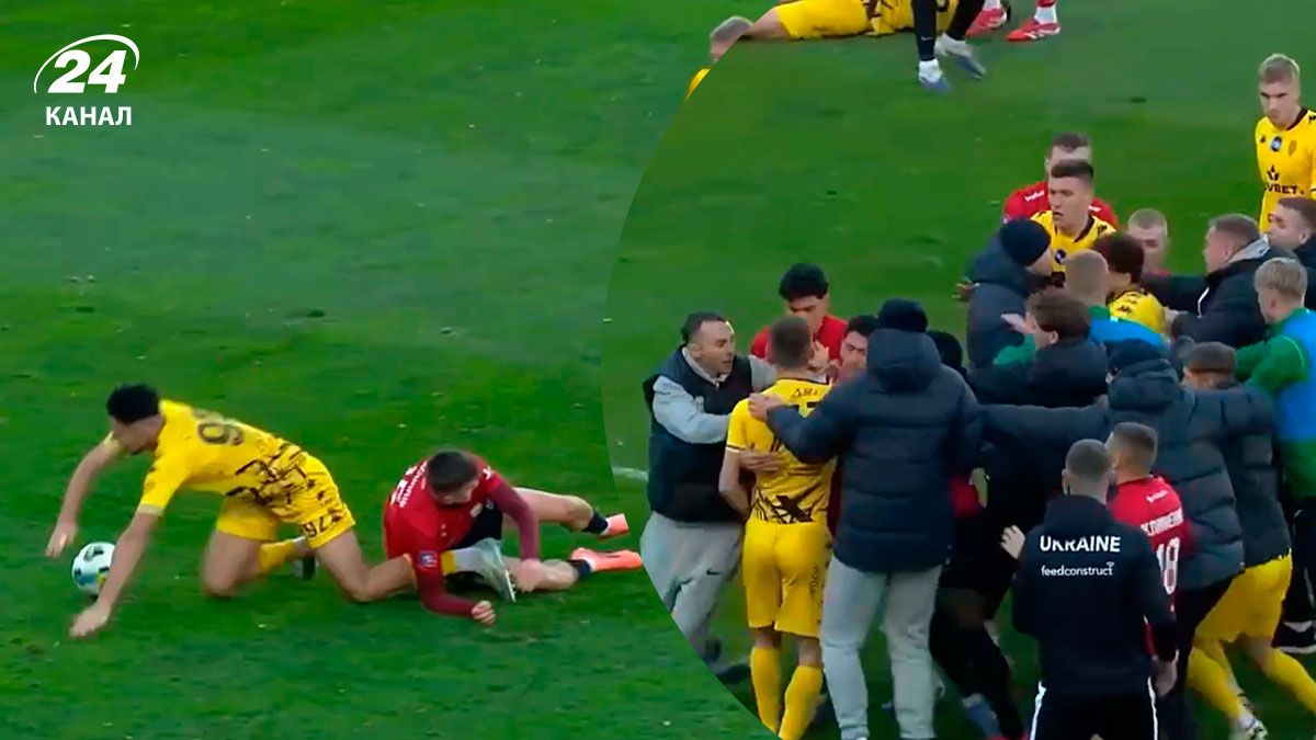 Драка в матче Карпаты - Рух, который состоялся 25 октября - видео Драка в матче Карпаты - Рух, который состоялся 25 октября - видео