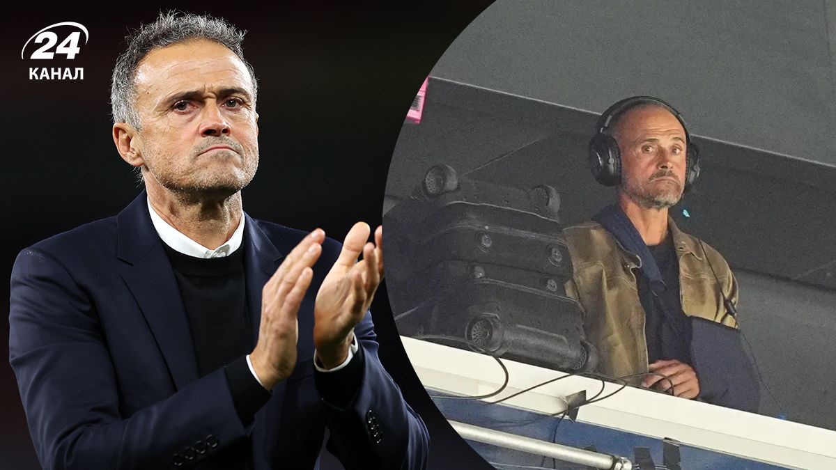 Луис Энрике идет на трибуны во время матчей ПСЖ Луис Энрике идет на трибуны во время матчей ПСЖ