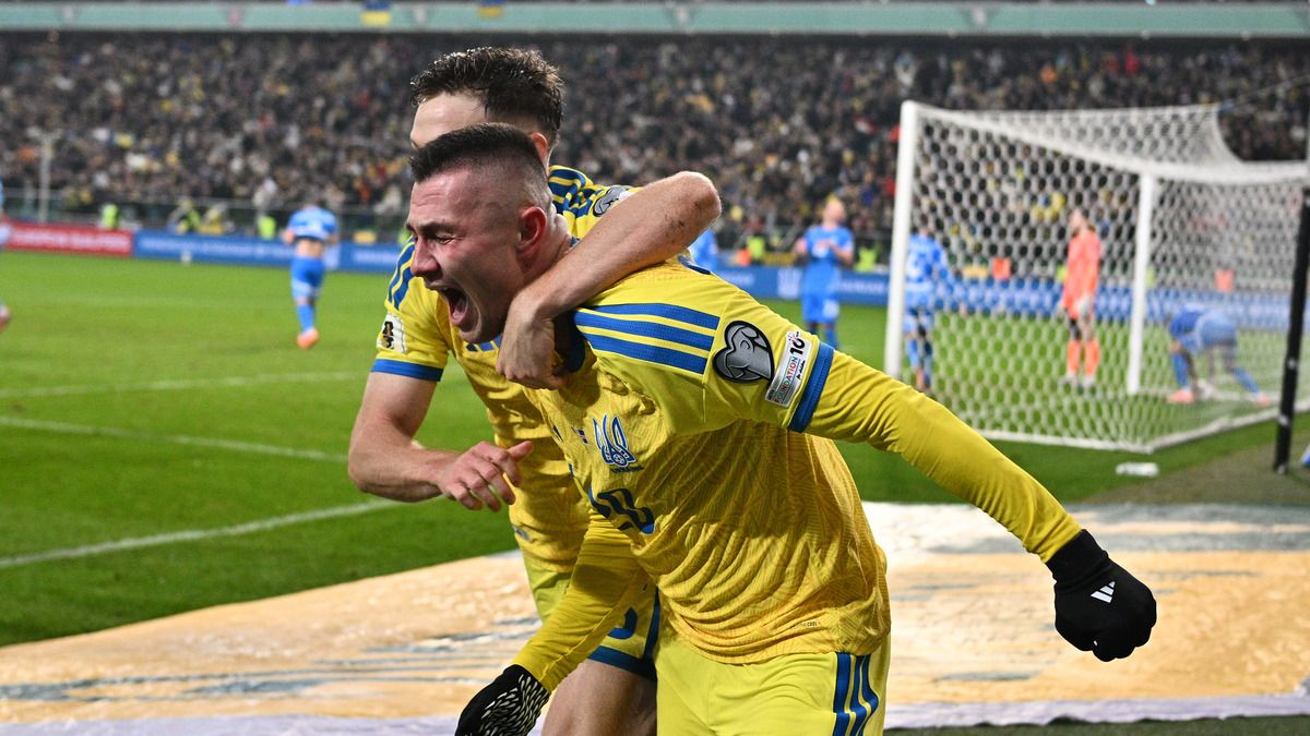 Україна Ісландія - відео голу Олександра Зубкова у матчі 16 листопада 2025