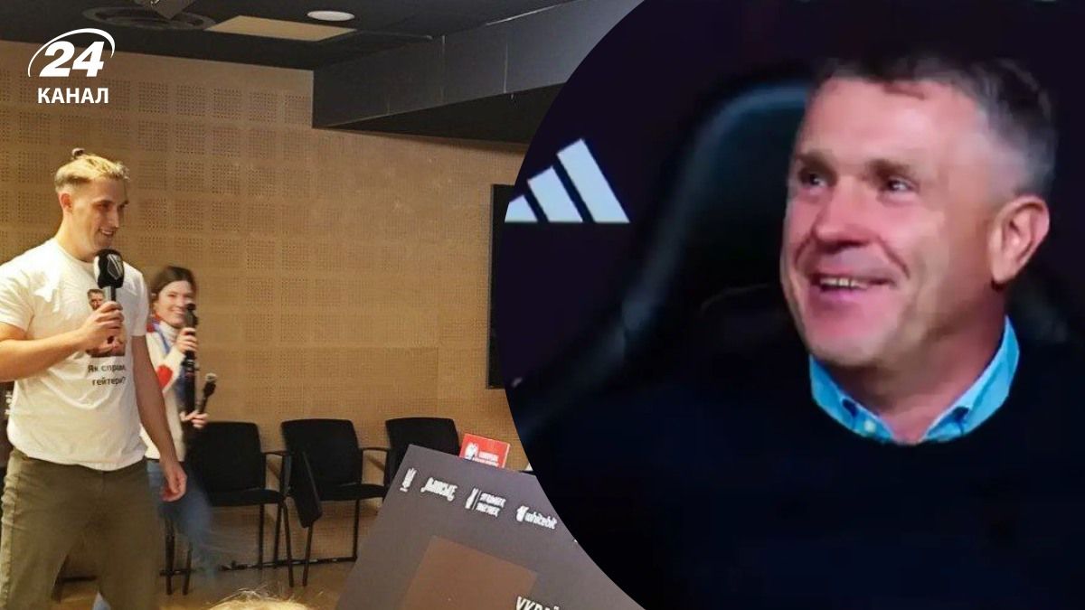 Журналист рассмешил Реброва футболкой