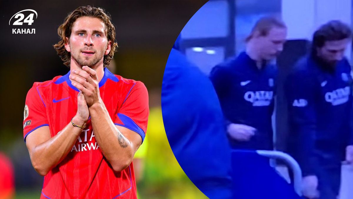 Забарный попал в кадр с россиянином