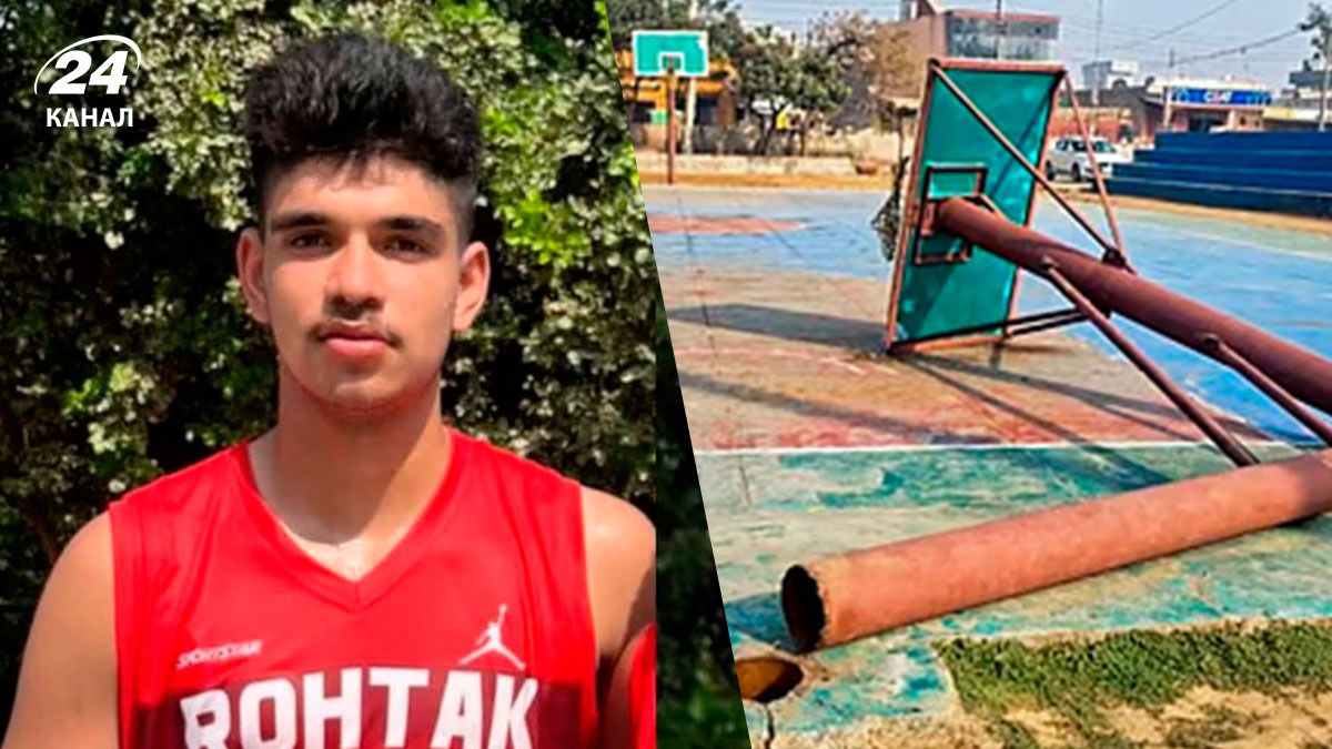 Загинув 16-річний баскетболіст - відео трагічного моменту в Індії Загинув 16-річний баскетболіст - відео трагічного моменту в Індії