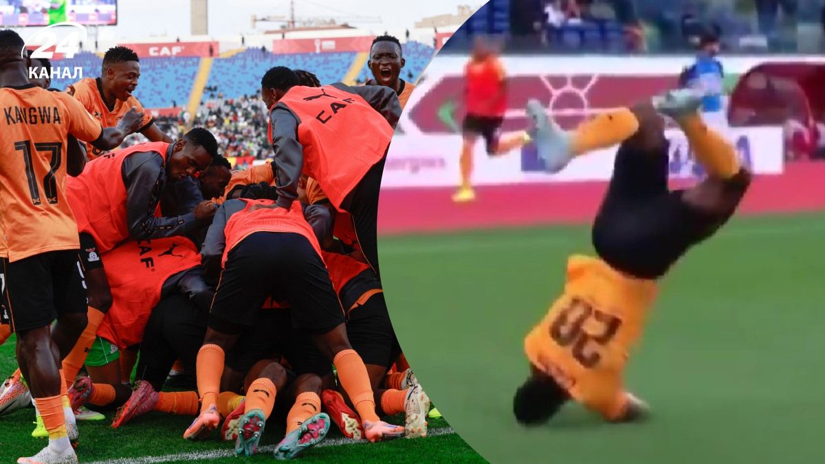 Дака едва не сломал шею во время празднования гола Дака едва не сломал шею во время празднования гола