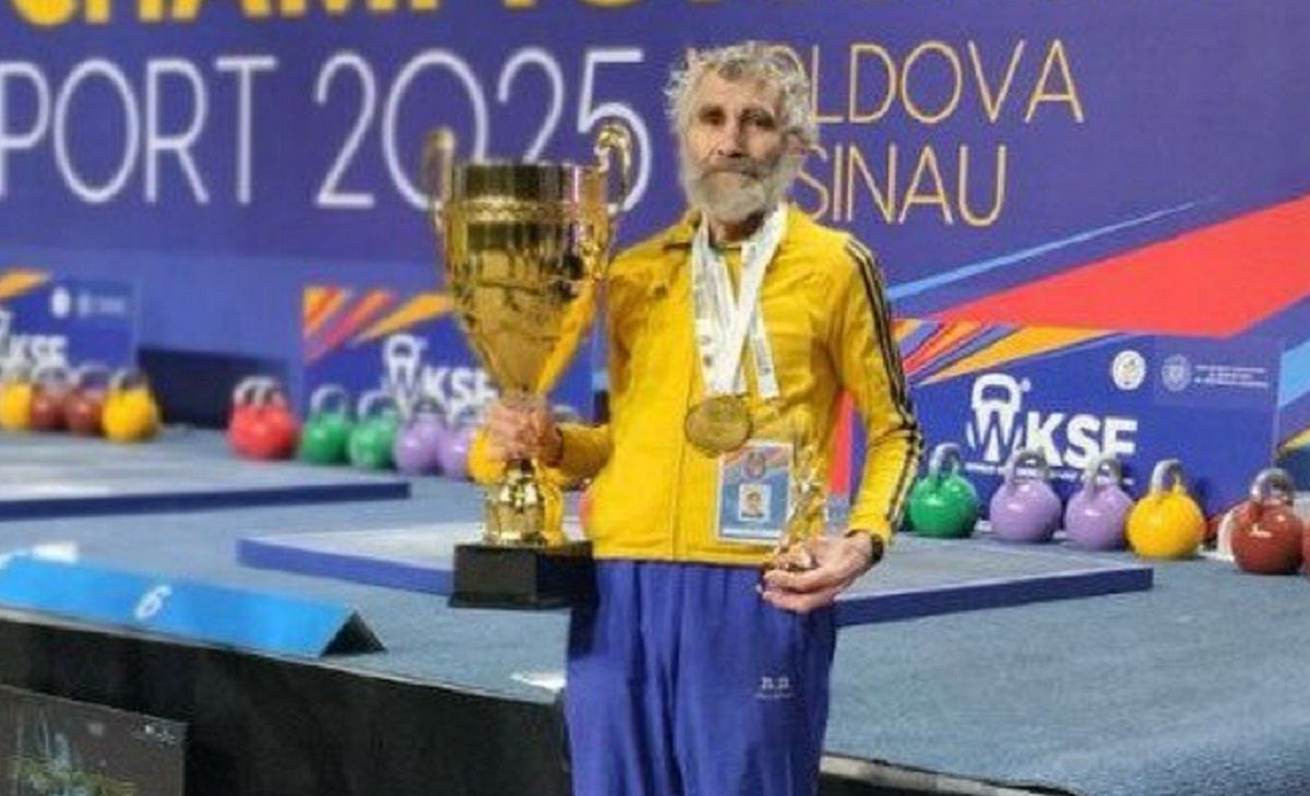 79-летний Юрий Васильев стал чемпионом Европы по гиревому спорту