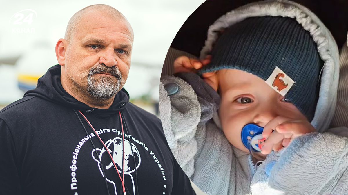 Василий Вирастюк показал маленького сына Василий Вирастюк показал маленького сына