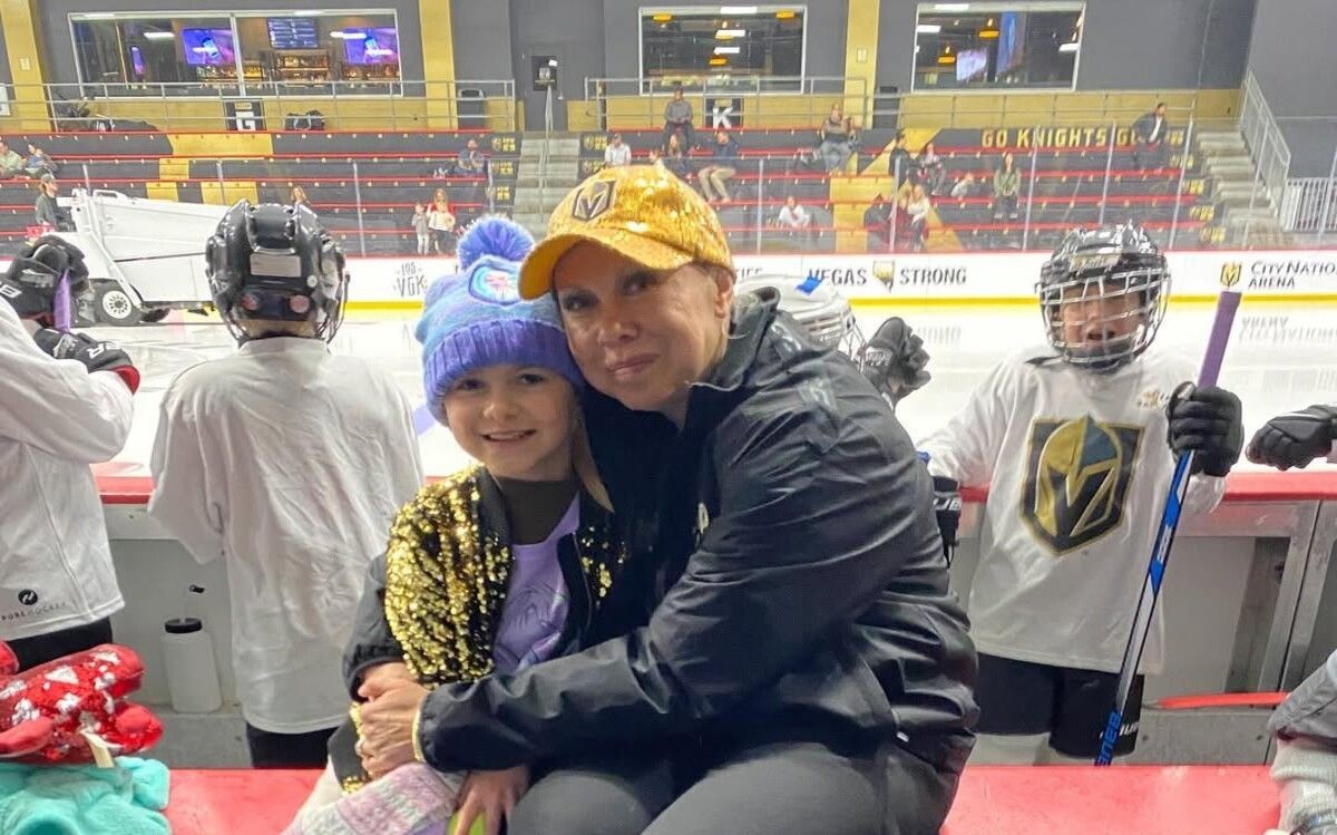 Оксана Баюл с дочерью