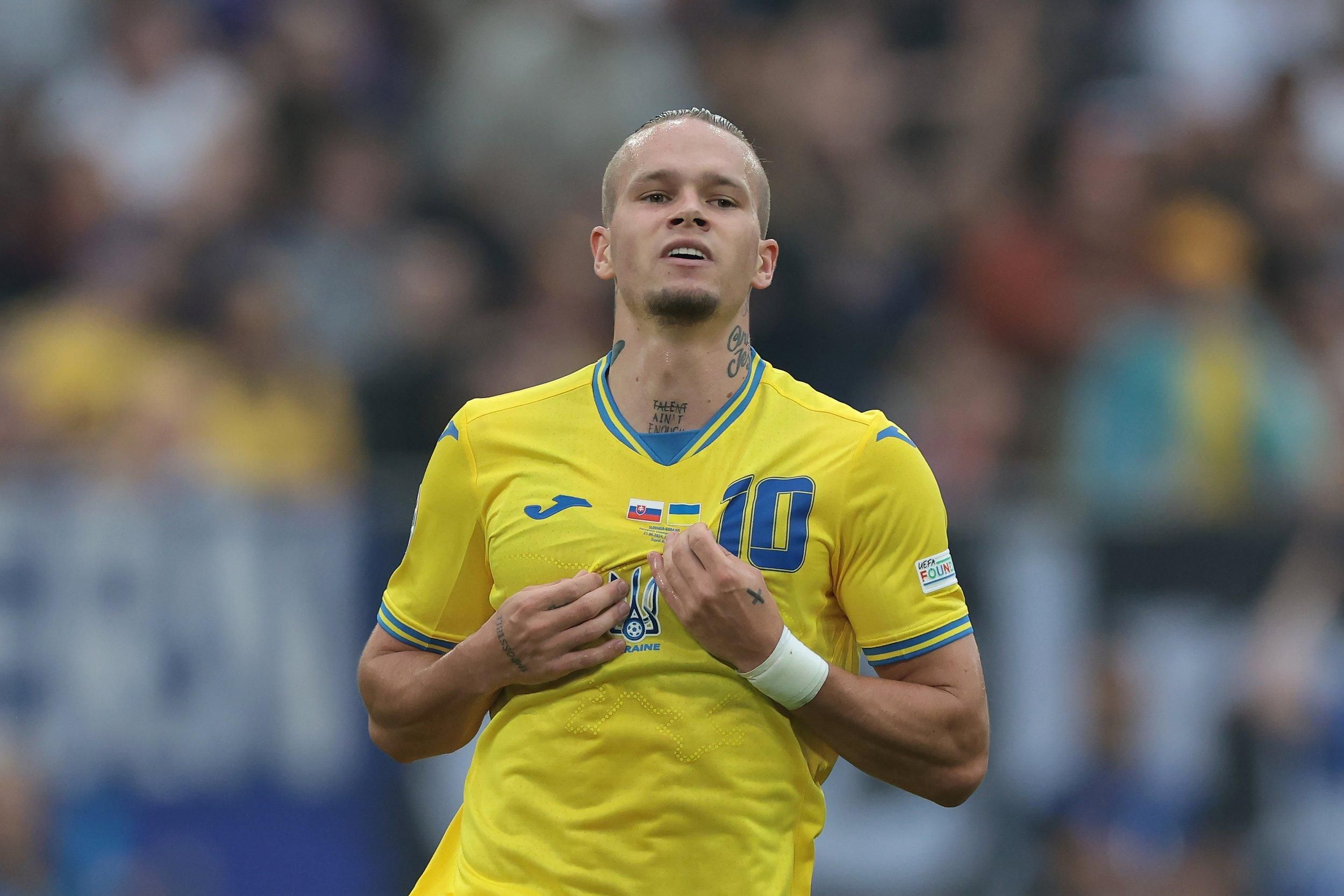 Михайло Мудрик у збірній України