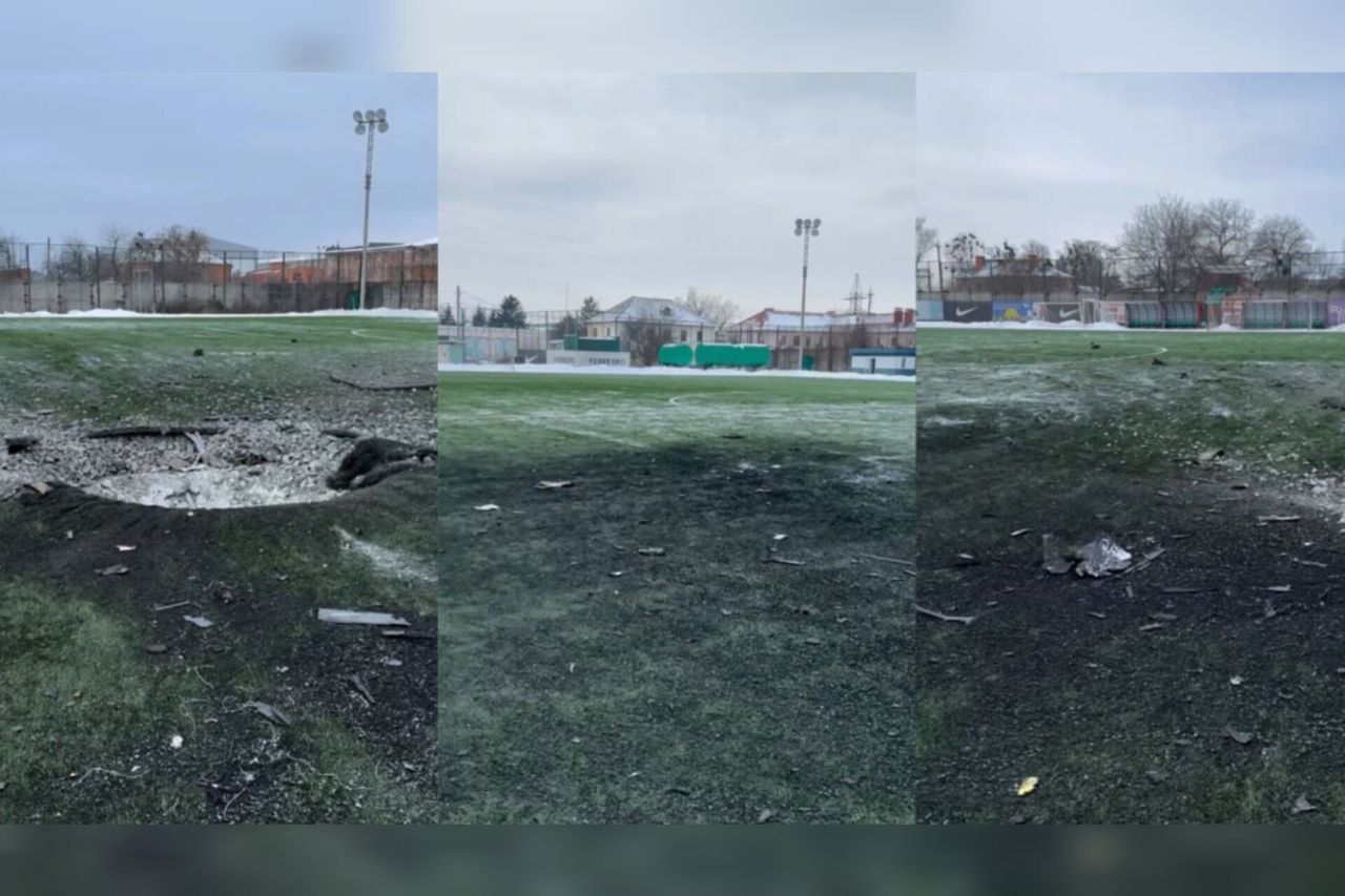 Полтава, атака 25 января 2026 года - прилет Шахеда в стадион Молодежный Полтава, атака 25 января 2026 года - прилет Шахеда в стадион Молодежный