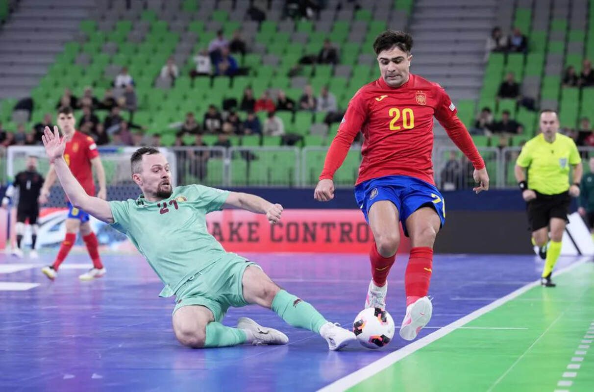 Футзальне Євро-2026. Білорусь - Іспанія 0:2