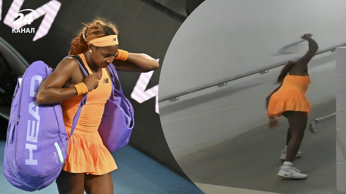 Гофф о разбитой ракетке после поражения Свитолиной