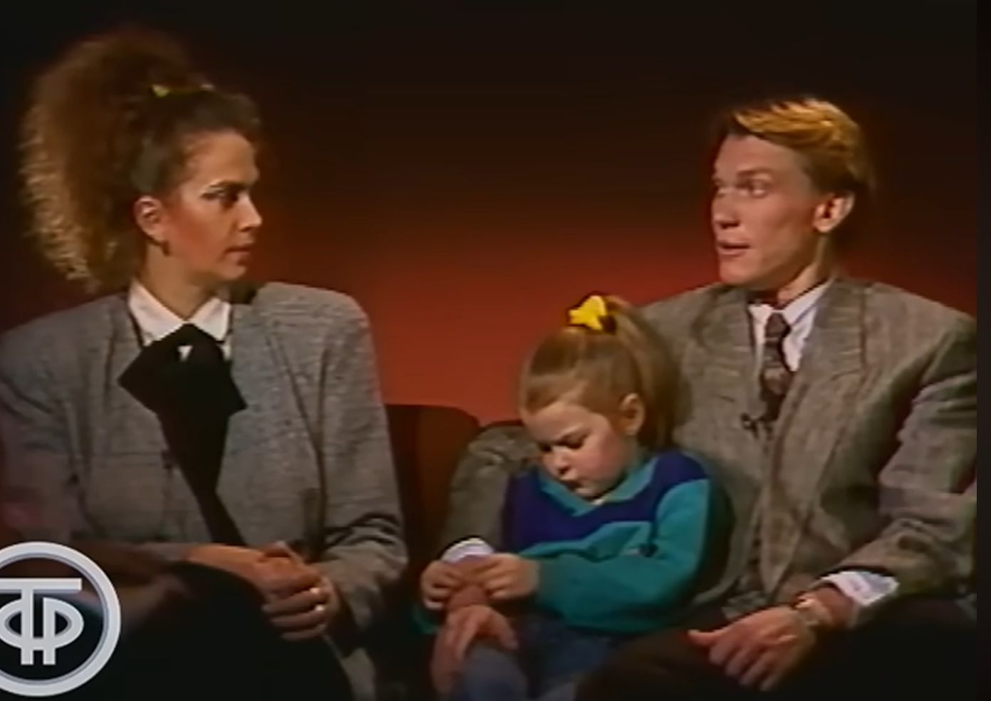 Ірина Дерюгіна, Олег Блохін та їхня донька Іріша