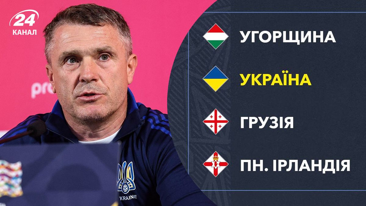 Сергій Ребров висловився про жеребкування Ліги націй
