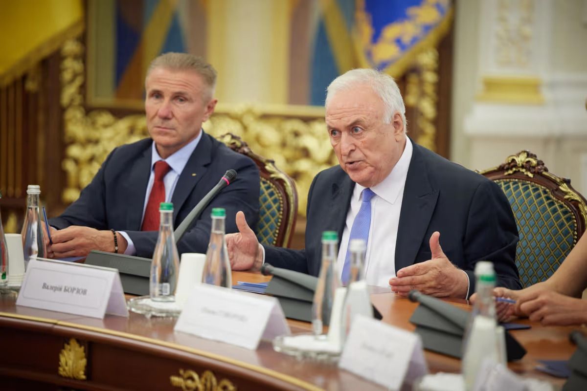 Сергій Бубка та Валерій Борзов Сергій Бубка та Валерій Борзов