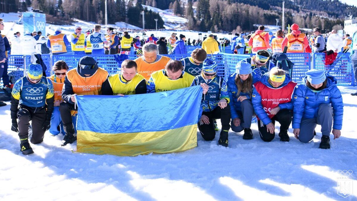 Акция памяти от украинских лыжников