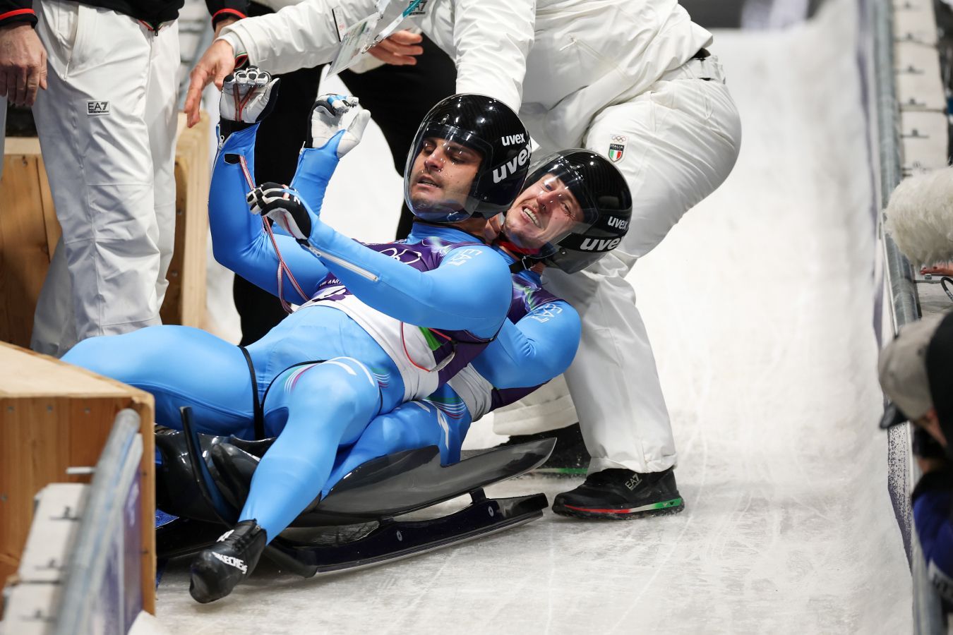 Мужчины-двойки в санном спорте