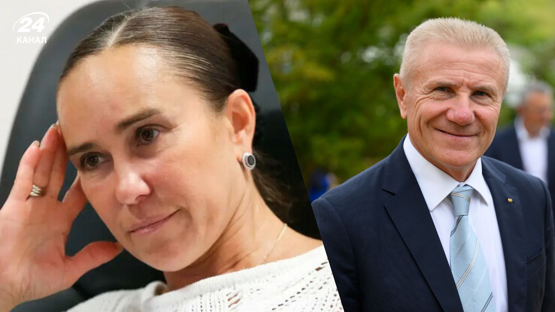 Стелла Захарова і Сергій Бубка