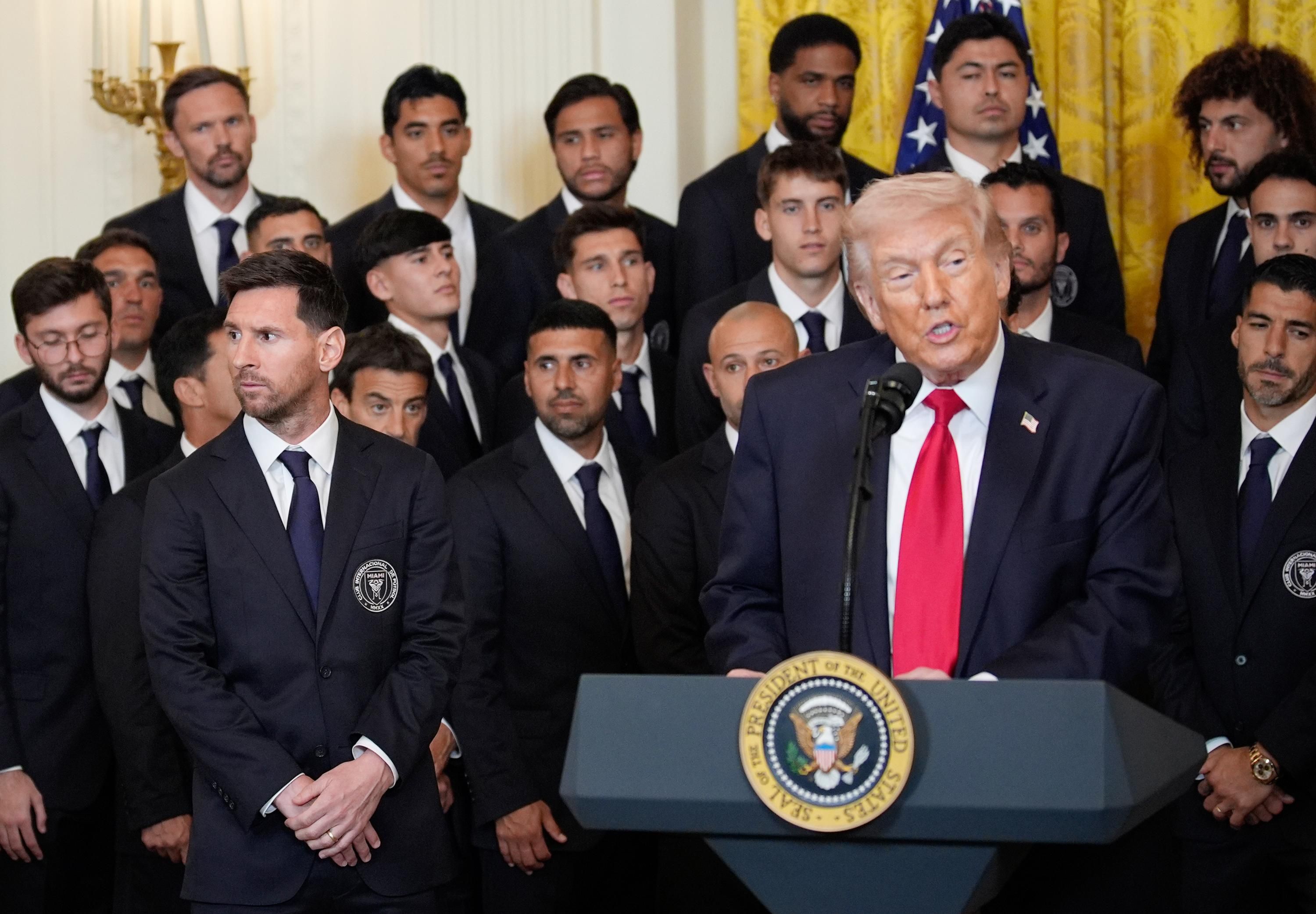 Ліонель Мессі і Дональд Трамп Ліонель Мессі і Дональд Трамп