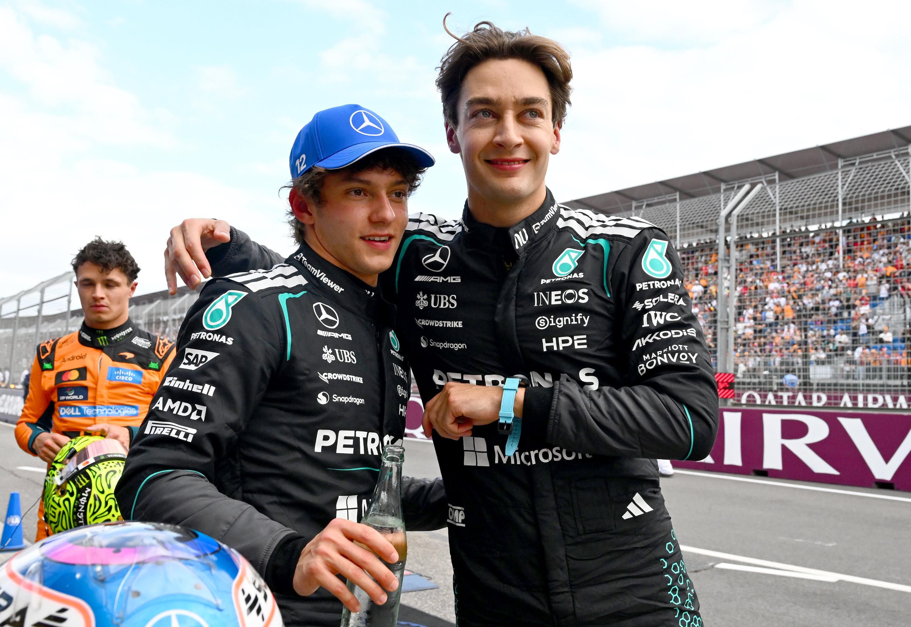 Джордж Рассел и Кими Антонелли