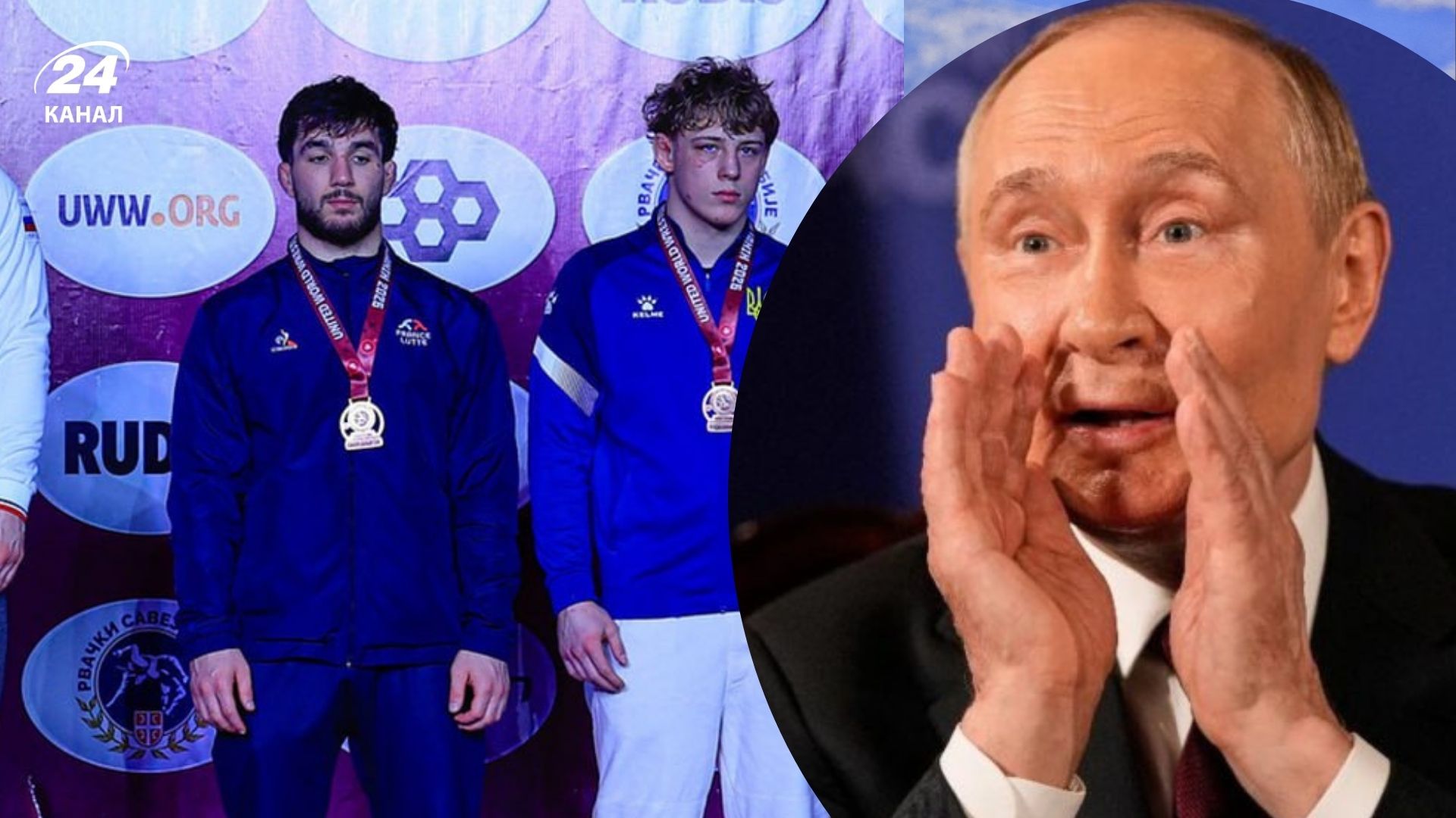 Российский борец повторил фразу Путина после соревнований Российский борец повторил фразу Путина после соревнований