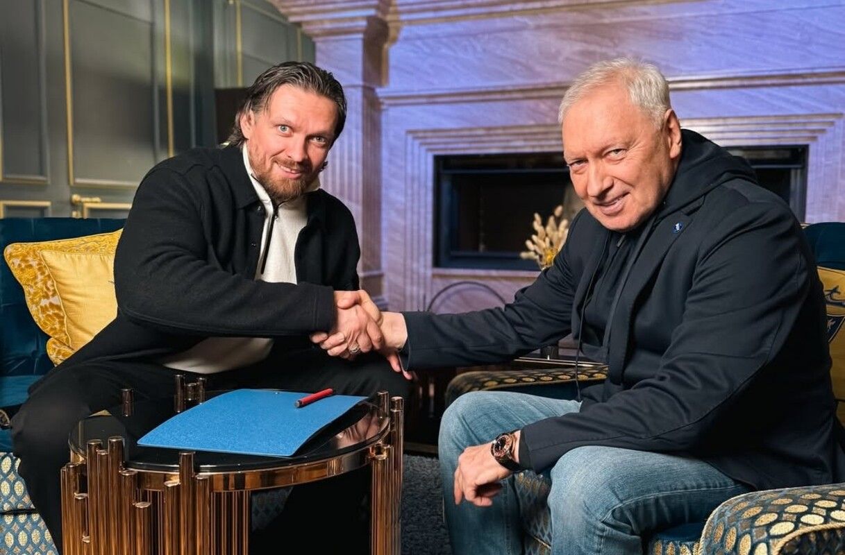 Олександр Усик і Геннадій Буткевич