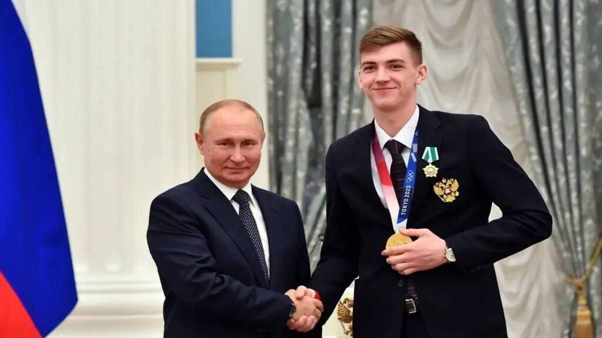 Максим Храмцов с Путиным Максим Храмцов с Путиным