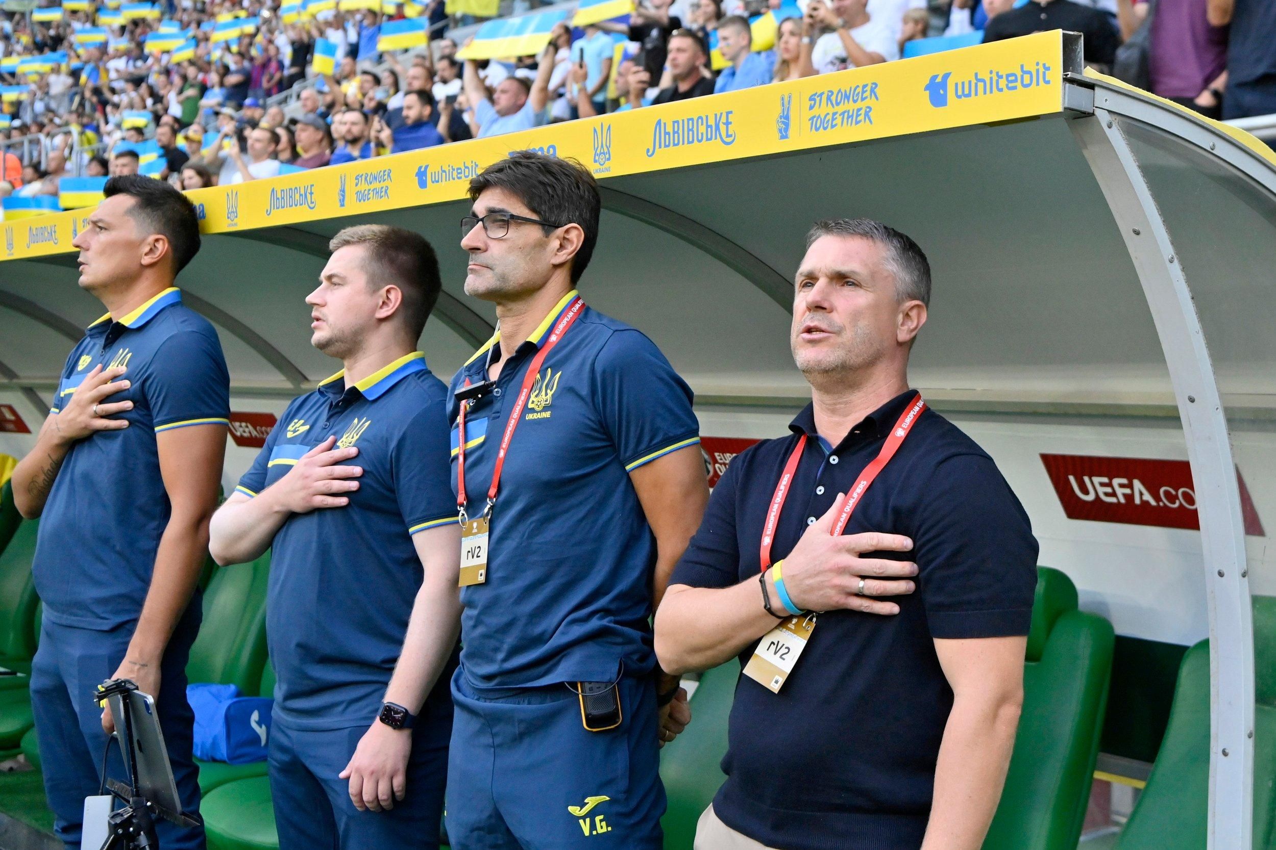 Сергій Ребров на чолі збірної України Сергій Ребров на чолі збірної України