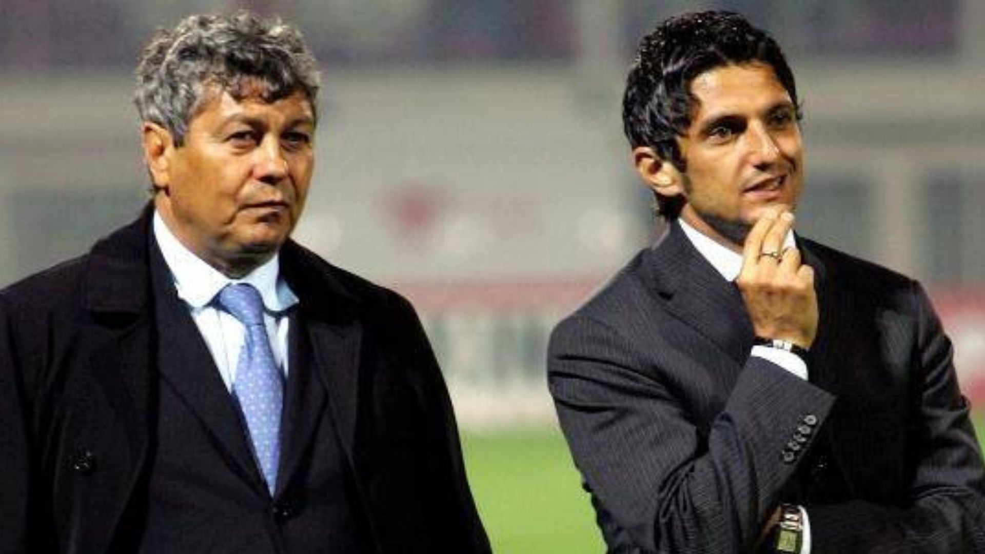 Мірча Луческу із сином Разваном