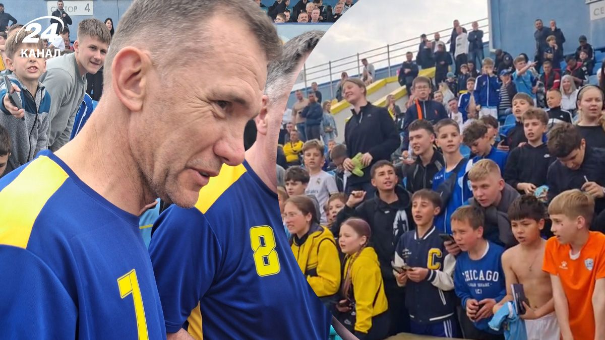 Андрій Шевченко потішив фанатів в Ужгороді