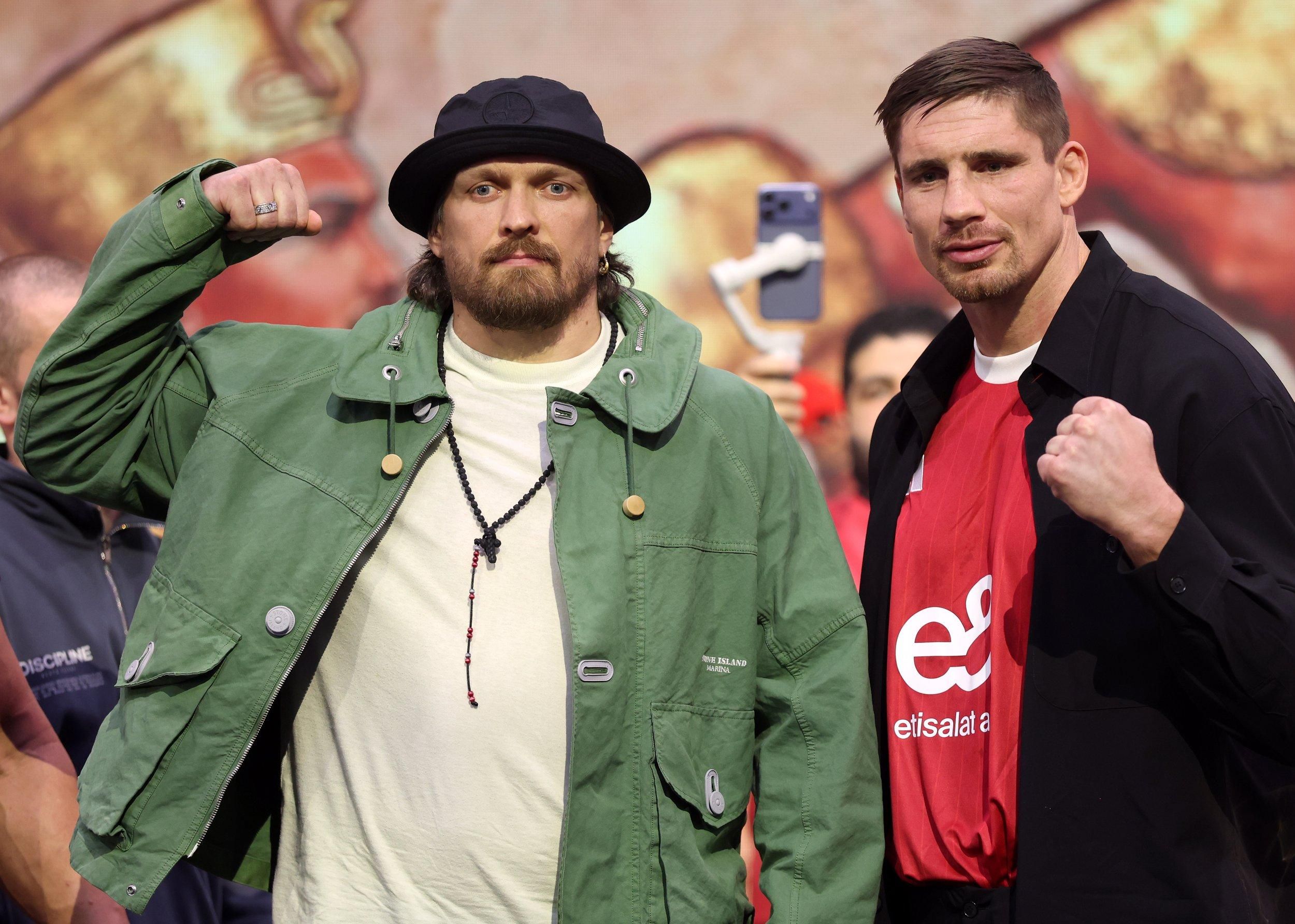 Олександр Усик та Ріко Верховен Олександр Усик та Ріко Верховен
