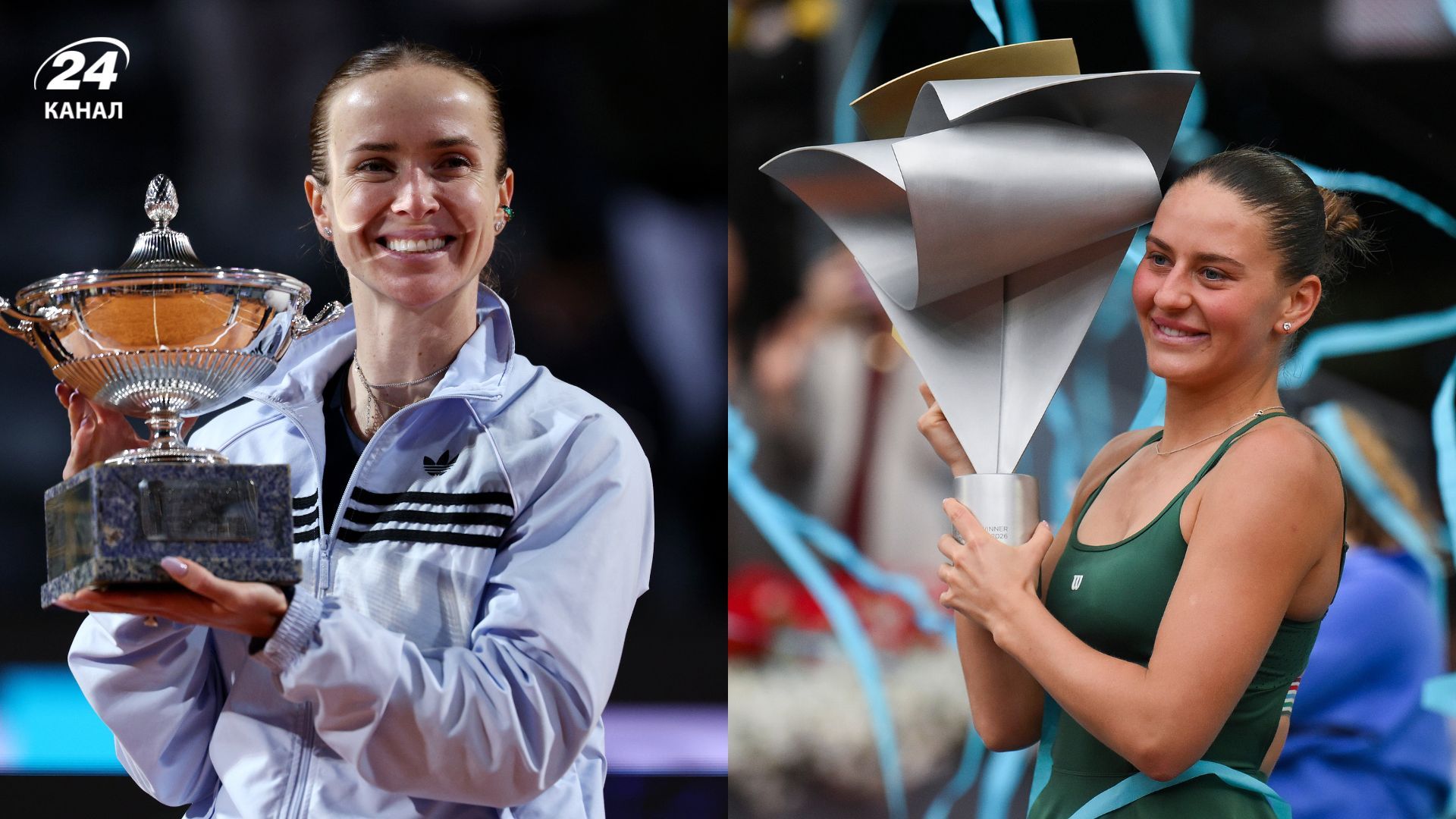 Еліна Світоліна і Марта Костюк Еліна Світоліна і Марта Костюк