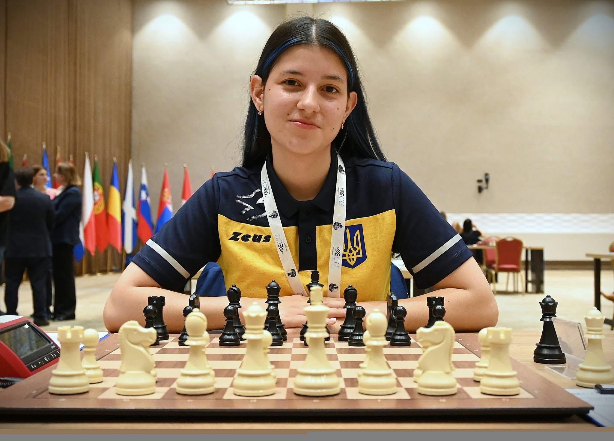 Анастасия Гнатишин стала чемпионкой Европы по шахматам