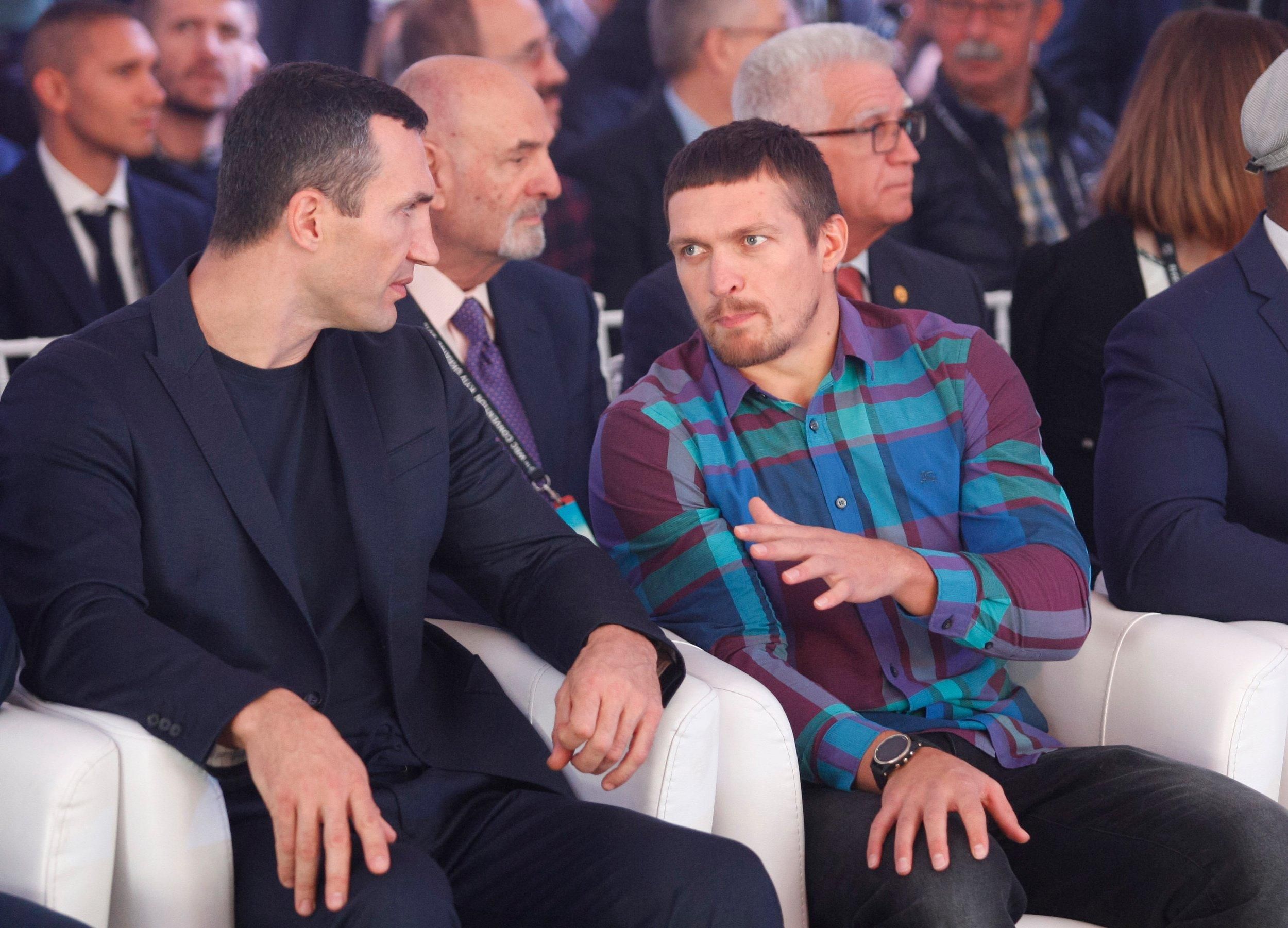 Володимир Кличко, Олександр Усик Володимир Кличко, Олександр Усик