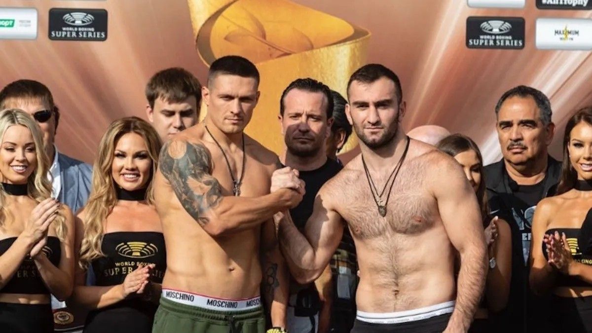 Олександр Усик та Мурат Гассієв Олександр Усик та Мурат Гассієв
