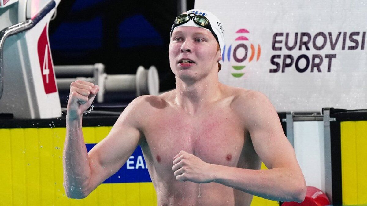Никита Шеремет завоевал золото на чемпионате Европы по плаванию