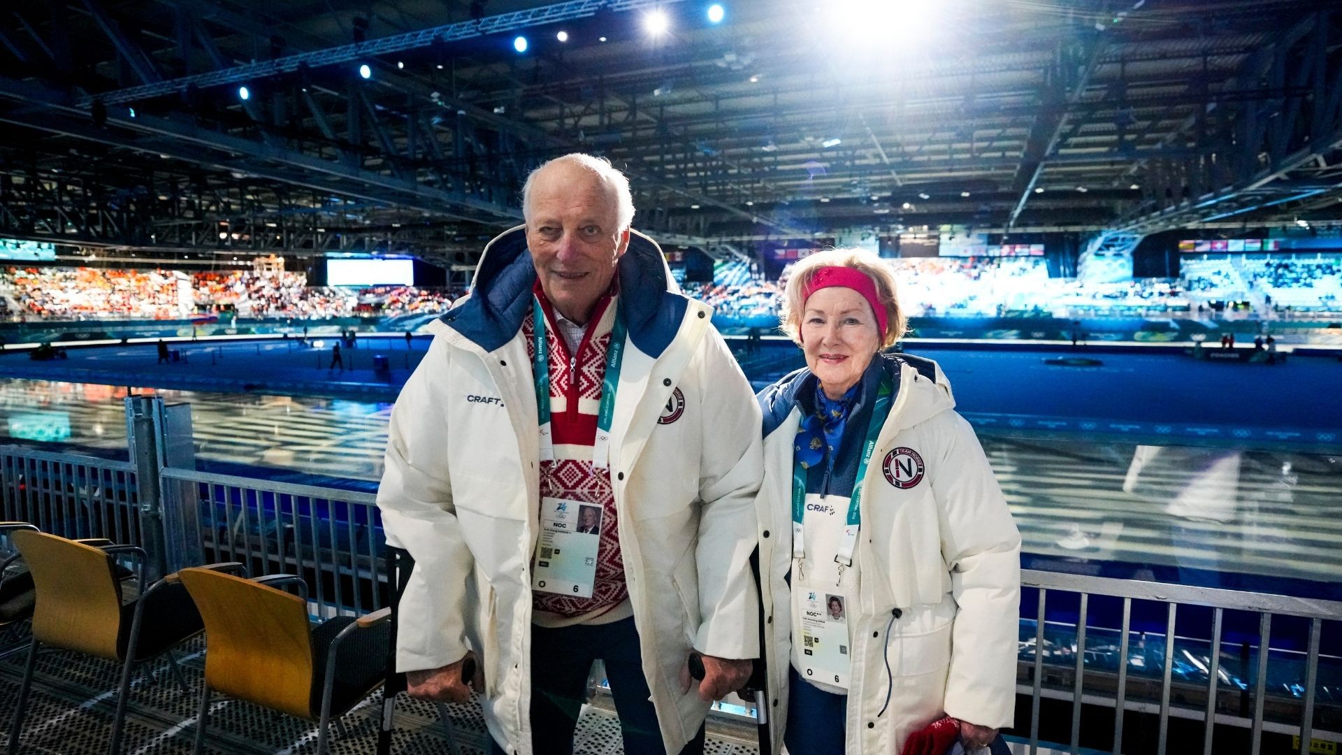 Король Гаральд V на Олімпіаді-2026