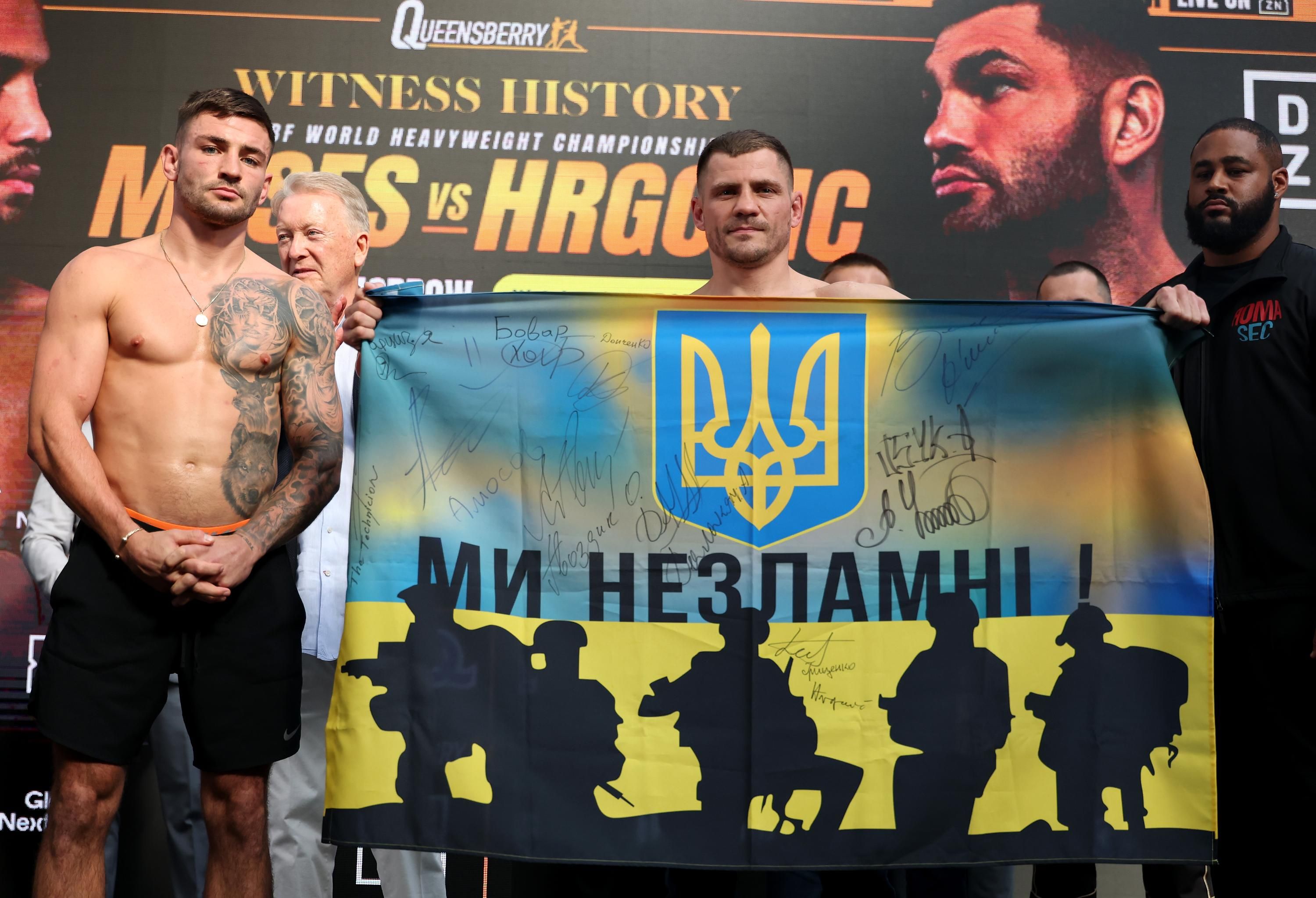 Денис Беринчик напомнил миру о войне в Украине
