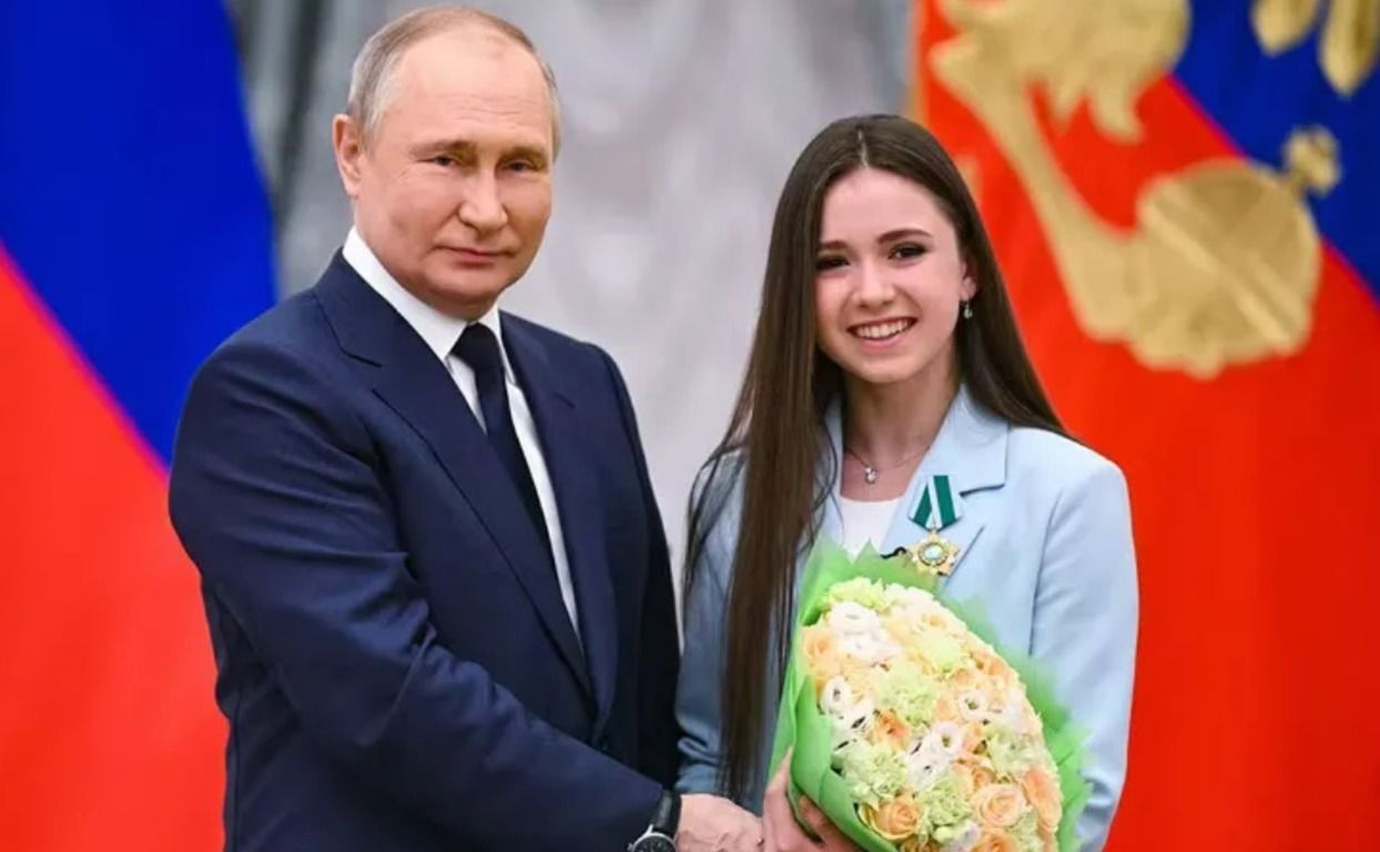 Каміла Валієва з Путіним